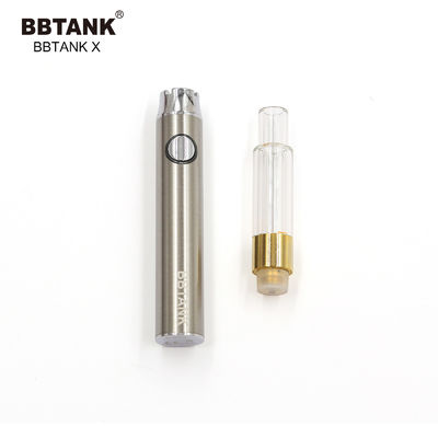 ตลับน้ำมันเซรามิก 1.0 มล. 510 ด้าย CBD น้ำมัน Vape ปากกาพร้อมถังแก้ว