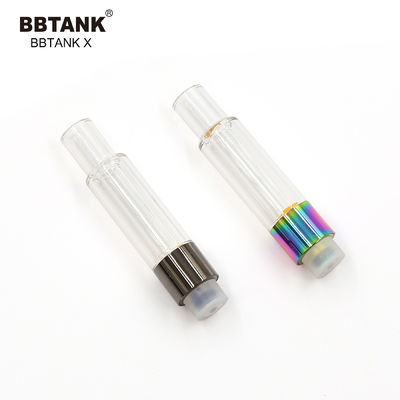 ตลับน้ำมันเซรามิก 1.0 มล. 510 ด้าย CBD น้ำมัน Vape ปากกาพร้อมถังแก้ว