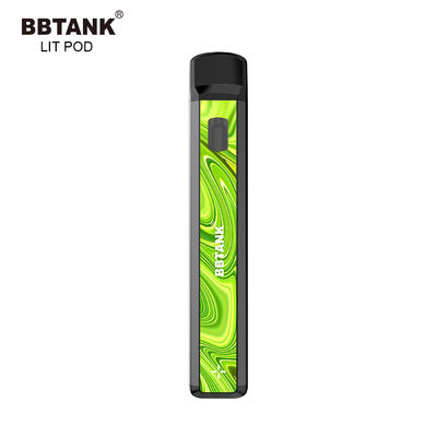 โลหะไม่มีการอุดตัน CBD อุปกรณ์ Vape แบบใช้แล้วทิ้ง CE Healthy E Cig