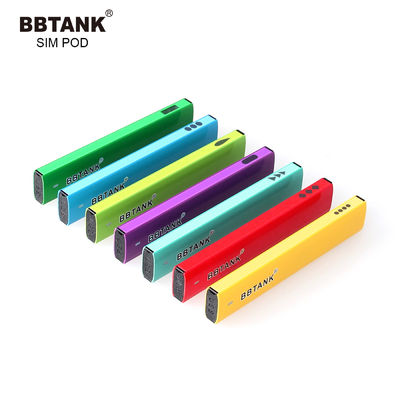 อุปกรณ์ Vape Pod แบบใช้แล้วทิ้ง BBTANK SIMPOD ฝักเซรามิกแบบใช้แล้วทิ้ง vape แบบชาร์จได้