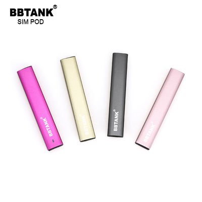 อุปกรณ์ Vape Pod แบบใช้แล้วทิ้ง BBTANK SIMPOD ฝักเซรามิกแบบใช้แล้วทิ้ง vape แบบชาร์จได้