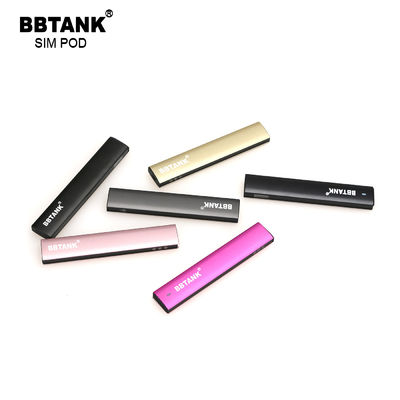 FDA 3.5V 0.8g CBD อุปกรณ์ Vape แบบใช้แล้วทิ้ง Pod อลูมิเนียมอัลลอยด์
