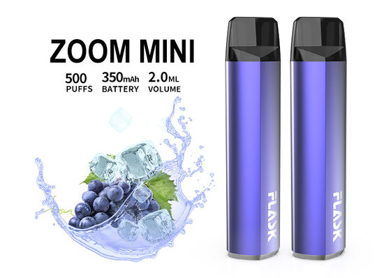 Pure Flavours 2.0ml 350mAh อุปกรณ์ระบบ Pod 500 Puffs Disposable Vape