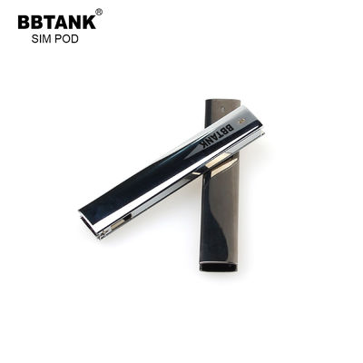 0.5gram ควันบุหรี่อิเล็กทรอนิกส์ CBD อุปกรณ์ Vape แบบใช้แล้วทิ้ง Electroplated Black