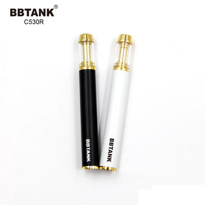 Ceramic Coil CBD อุปกรณ์ Vape แบบใช้แล้วทิ้ง 12mm Vaporizers แบบพกพา