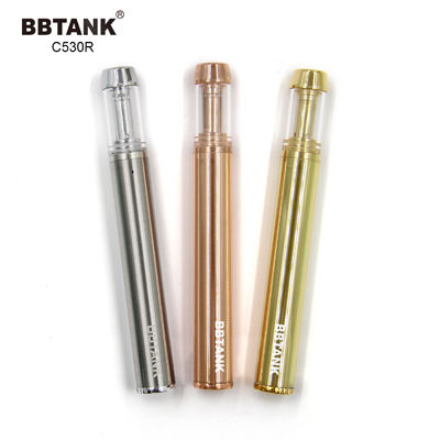 Ceramic Coil CBD อุปกรณ์ Vape แบบใช้แล้วทิ้ง 12mm Vaporizers แบบพกพา