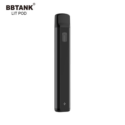 แบตเตอรี่แบบชาร์จไฟได้ขดลวดเซรามิก 1.0ml cbd น้ำมันทิ้ง vape pod อุปกรณ์