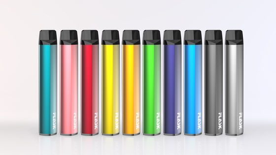 Slim Battery 1000puffs Disposable Pod Vaporizer ปากกา FDA Approved