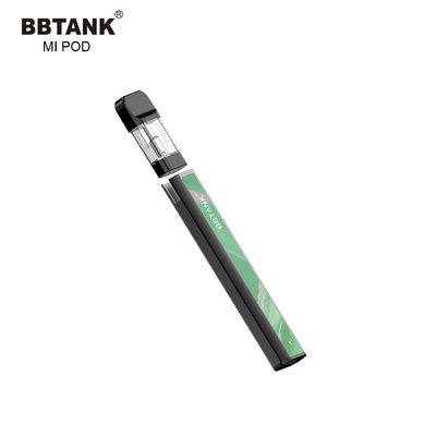 2021 ทิ้ง CBD/THC Vape Pod BBTANK Mi POD โลโก้ที่กำหนดเองที่มีสีสันและบรรจุภัณฑ์เปลี่ยนตลับหมึก Ceramic Coil
