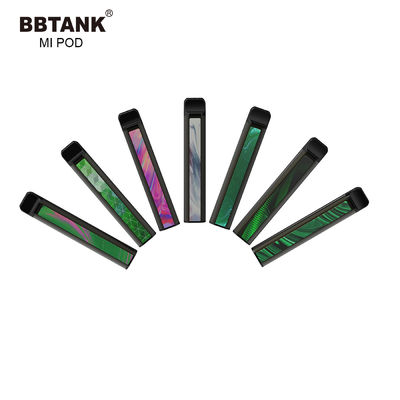 2021 ทิ้ง CBD/THC Vape Pod BBTANK Mi POD โลโก้ที่กำหนดเองที่มีสีสันและบรรจุภัณฑ์เปลี่ยนตลับหมึก Ceramic Coil