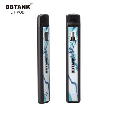 เดลต้า 8 cbd thc น้ำมันหนาเซรามิก 1.0ml ถังชาร์จทิ้ง vape pod อุปกรณ์
