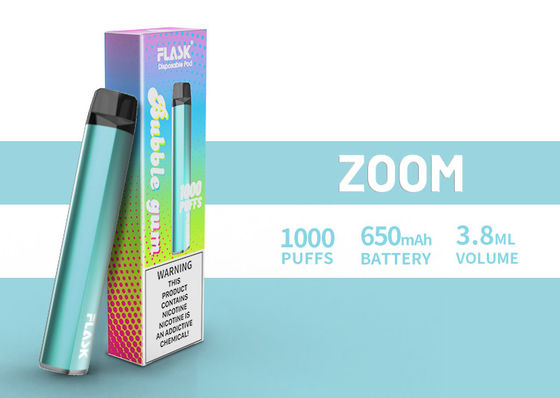 ZOOM ใช้แล้วทิ้ง Vapepen vapenation 1000puffs 650Mah Cotton Organic