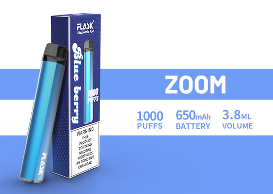 ZOOM ใช้แล้วทิ้ง Vapepen vapenation 1000puffs 650Mah Cotton Organic