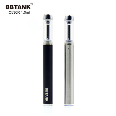 ปากกา Vape บุหรี่อิเล็กทรอนิกส์ 0.8 มล. ปากกาไอน้ำมัน CBD 108.5 มม