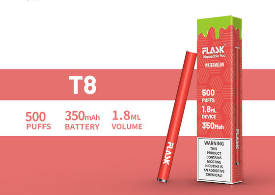 ขายส่ง 500puffs 12 รสคาเฟอีน / พลังงาน Vape Stick Nicsalt บุหรี่อิเล็กทรอนิกส์ที่ใช้แล้วทิ้ง