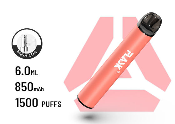 F900 P6 ที่ดีที่สุด AirFlow Disposable VapePen พัฟขนาดใหญ่ 1500puffs แบตเตอรี่ meshcoil ความจุ 850Mah