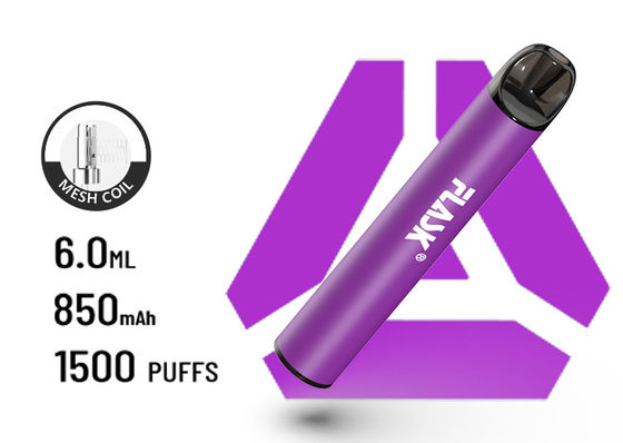 F900 P6 freshvape vapenation ปากกา Vape แบบใช้แล้วทิ้ง 1500puffs ม้วนตาข่าย 6.0ml ความจุน้ำผลไม้
