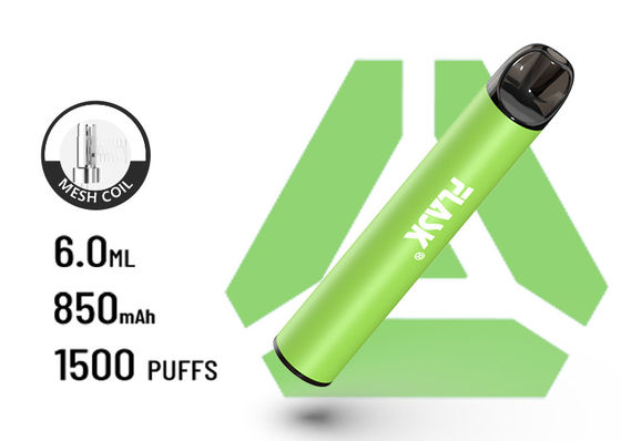 F900 P6 freshvape vapenation ปากกา Vape แบบใช้แล้วทิ้ง 1500puffs ม้วนตาข่าย 6.0ml ความจุน้ำผลไม้