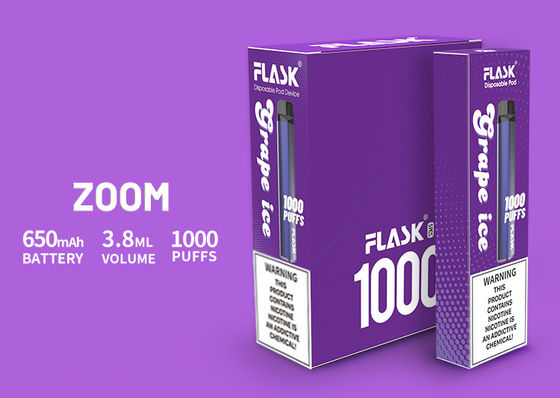 ไอบุหรี่อิเล็กทรอนิกส์ 3.8 มล. 1000puffs Vape Starter Kits