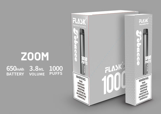 ไอบุหรี่อิเล็กทรอนิกส์ 3.8 มล. 1000puffs Vape Starter Kits