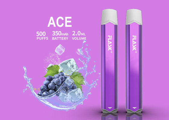 500puffs 350mAH E บุหรี่ Vaporizer Smok Nic อุปกรณ์เกลืออลูมิเนียมอัลลอยด์