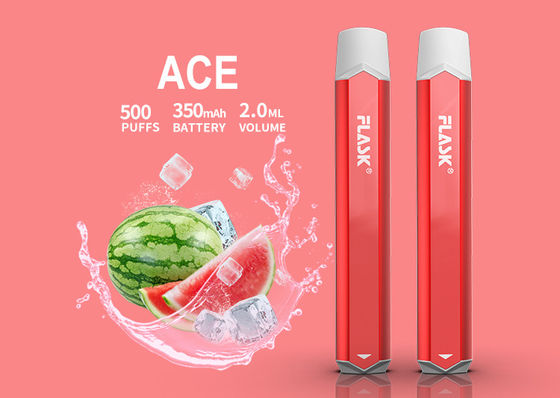 500puffs 350mAH E บุหรี่ Vaporizer Smok Nic อุปกรณ์เกลืออลูมิเนียมอัลลอยด์