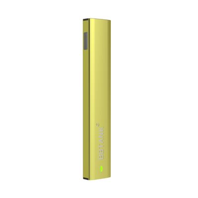อุปกรณ์สูบไอบุหรี่อิเล็กทรอนิกส์แบบใช้แล้วทิ้ง 3.7V 350mAh สีเหลือง