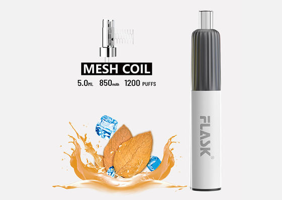 50mg นิโคติน All In One อุปกรณ์ Vape 850mAh บุหรี่อิเล็กทรอนิกส์เพื่อสุขภาพ