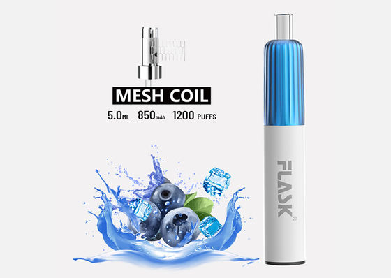 OEM สตรอเบอร์รี่น้ำแข็ง 5g Double Flavour Disposable Vape Pod Device