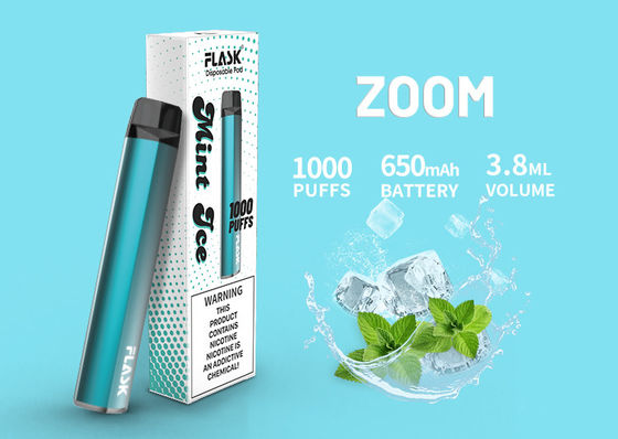 ตลับน้ำมันเซรามิค 1000puffs, ตลับ Vape CBD Vape 3.8ml 650Mah