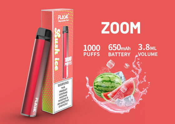 ปากกา Vaporizer รส 650Mah แบบใช้แล้วทิ้ง, บุหรี่ไอระเหย ISO9001 E