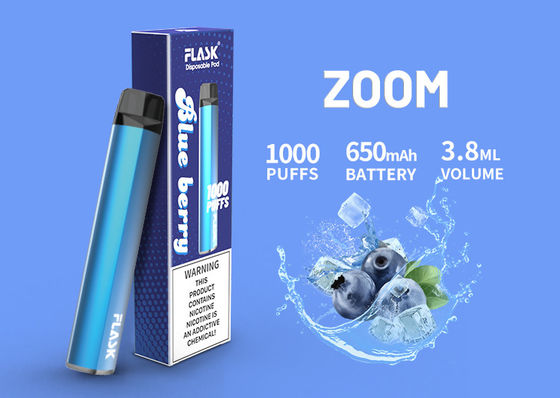 ปากกา Vaporizer รส 650Mah แบบใช้แล้วทิ้ง, บุหรี่ไอระเหย ISO9001 E
