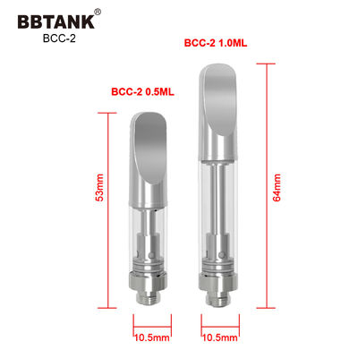 เดลต้า 8 1.0 มล. บุหรี่อิเล็กทรอนิกส์ CBD THC Vape ตลับขดลวดเซรามิก