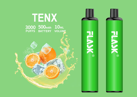 10ml E บุหรี่อิเล็กทรอนิกส์เหลว 3000 พัฟแบบพกพา Pod Vape