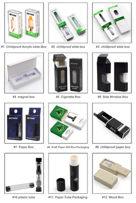 OEM 510 Oil Vape ปากกากล่องบรรจุภัณฑ์ Leak Lock CET Approved