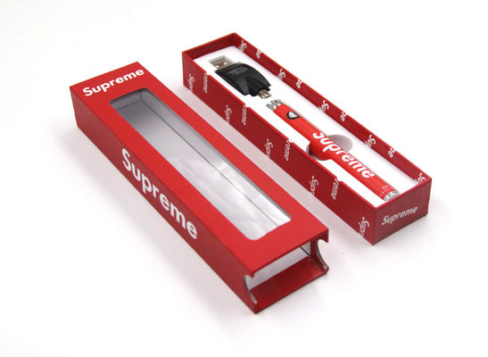 กล่องบรรจุภัณฑ์ปากกา Vape 120g, ตลับตลับ Vape ทนเด็ก CMYK