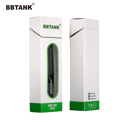 กล่องใส่ปากกา Vape กระดาษแข็งกระดาษ Eco การพิมพ์ลายนูน