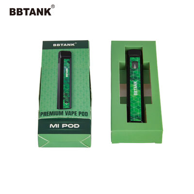 กล่องบรรจุภัณฑ์ปากกา Vape กระดาษอาร์ตเดลต้า 9, กล่องกระดาษตลับ THC