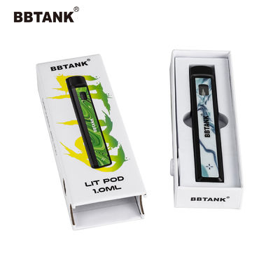 กล่องบรรจุภัณฑ์ปากกา Vape กระดาษอาร์ตเดลต้า 9, กล่องกระดาษตลับ THC