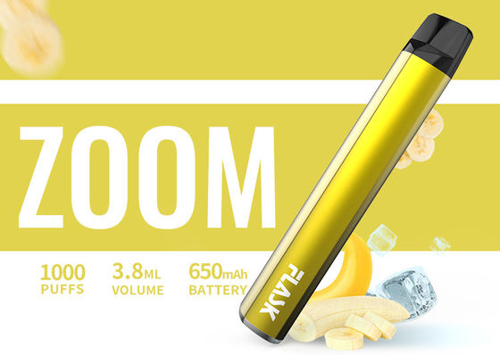 650Mah Electronic 3.8ml 1000puffs ปากกา Vaporizer รส Nicosalt 1%