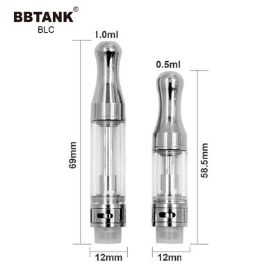 ตลับน้ำมัน OEM CBD, 0.5 มล. ตลับน้ำมันกัญชารั่วหลักฐาน