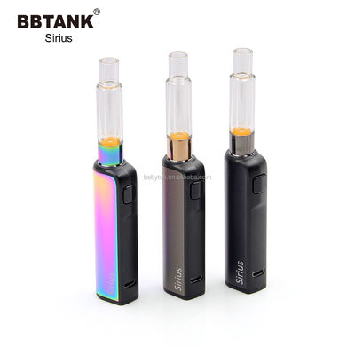 0.5ml 510 ด้ายควอตซ์ตลับน้ำมันแก้วทนความร้อน