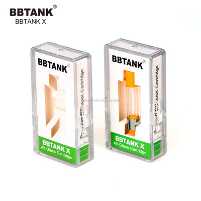 0.5ml 510 ด้ายควอตซ์ตลับน้ำมันแก้วทนความร้อน