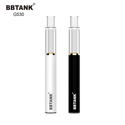 ชาร์จใหม่ได้ 320mAh THC อุปกรณ์ Vape แบบใช้แล้วทิ้ง All Glass Ceramic Coil