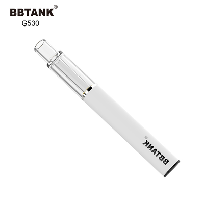 ชาร์จใหม่ได้ 320mAh THC อุปกรณ์ Vape แบบใช้แล้วทิ้ง All Glass Ceramic Coil