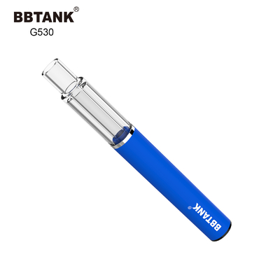 ชาร์จใหม่ได้ 320mAh THC อุปกรณ์ Vape แบบใช้แล้วทิ้ง All Glass Ceramic Coil