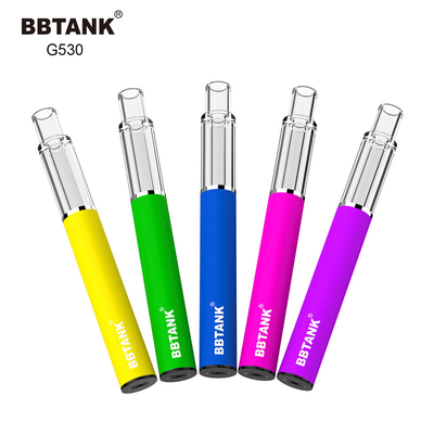 ชาร์จใหม่ได้ 320mAh 0.5ml 1.0ml Pod Vaporizer แบบใช้แล้วทิ้งสำหรับ Delta