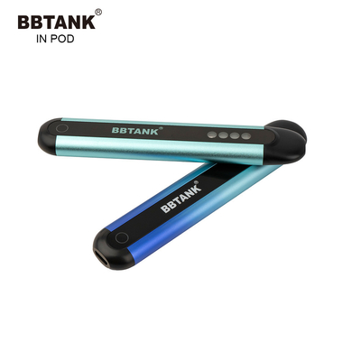 BBTANK 2 ml หนาปากกาน้ำมันทิ้ง lil vape pod อุปกรณ์ชาร์จใน POD โลโก้ที่กำหนดเอง Delta 8 oil pod Vape ปากกา CBD