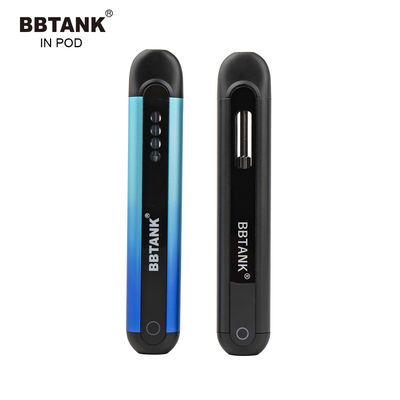 BBTANK 2 ml หนาปากกาน้ำมันทิ้ง lil vape pod อุปกรณ์ชาร์จใน POD โลโก้ที่กำหนดเอง Delta 8 oil pod Vape ปากกา CBD