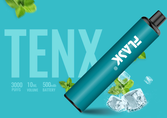 Mesh Coil 3000 Puffs ปากกา Vaporizer รส 10ml 3.7V 1400mAh Battery